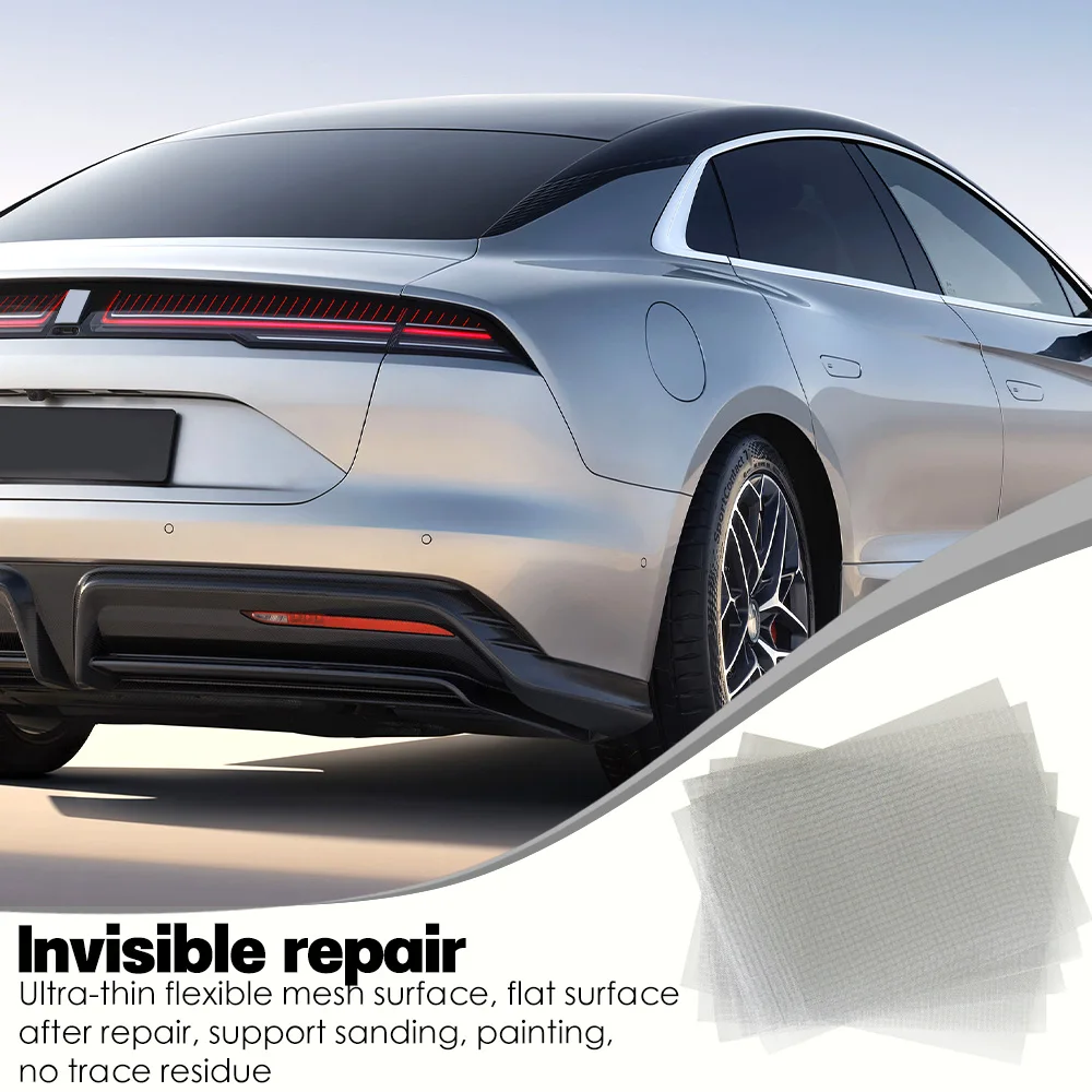 1-10Pcs Car Bumper Stainless Steel Repair  Plastic Crack Repair Mesh Repair Hole Crack Repair Mesh  20x15CM Car Accessories