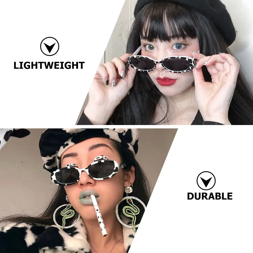 

2Pcs Premium Retro Sunglasses Trendy Unisex Eyewear Compact Portable Design for Festival Beach Trip Costume Party Fun Accessory