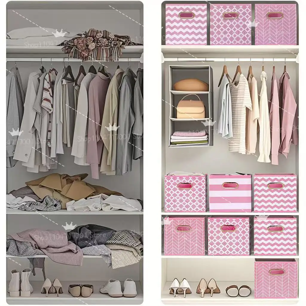 طوي الملابس تخزين مكعبات درج للخزانة والملابس الملابس الداخلية الجوارب الاطفال اللعب الكتب صندوق تخزين لرفوف التخزين