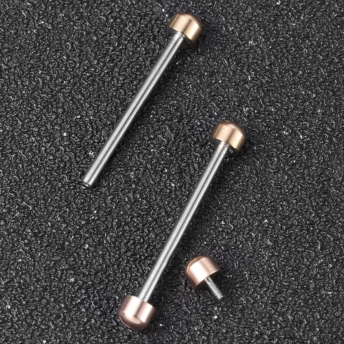 

2Pcs Watch Screw Tube Rods Long Service Time 20mm Inner Diameter for Watchmakers and Jewelers Rose Gold Watch Tube