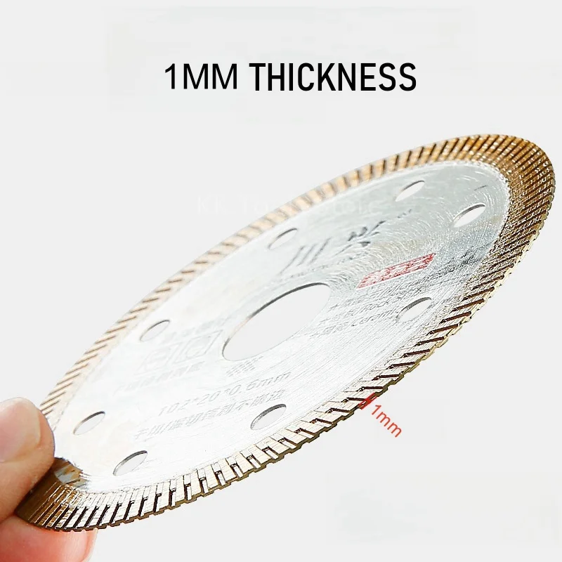 Super Thin Diamond Cutting Disc 102mm Ceramic Saw Blade Turbo Blade Cutting Discs to Cut Porcelain Ceramic Tile Granite Brick