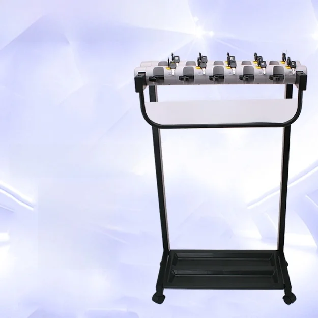 

Security Lock Umbrella Stand for Hotel Bank Business Office Large Hall Storage Anti-Theft Umbrella Rack Steel Pole Rainproof