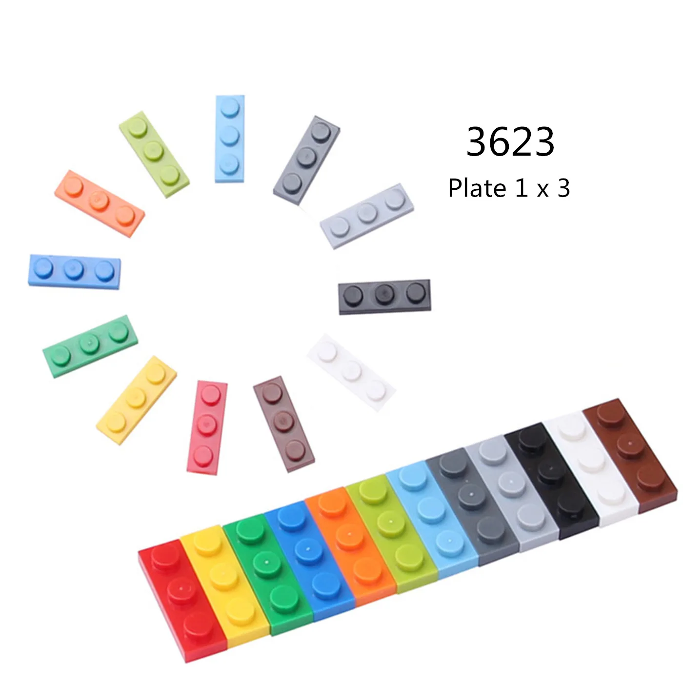 1 Pcs Gebouwen Blokken 3623 Plaat 1X3 Baksteen Collecties Bulk Modulaire Gbc Speelgoed Voor High-Tech Moc set