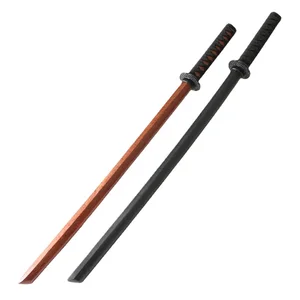 Aikido Wood Sword Swam Samurai Catazer Katana Superit Bokken Trainingschwert für Kung Fu Japanisches Ninja -Messer 8 Hauptverkaufsholzschwert -Training - №4