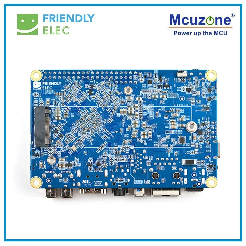 NanoPC-T4 Rockchip RK3399 Cortex-A72 Cortex-A53 VR AI OpenCV TensorFlow MIPI ثنائي النطاق واي فاي M.2PC EC20 4G 16GB EMMC FriendlyELEC