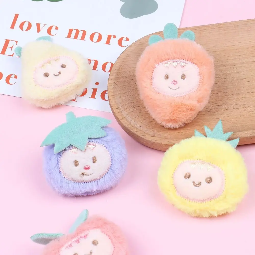 Sweet Hand-sewn Cute Fruit Brooch Strawberry Avocado Cloth Badge Daily