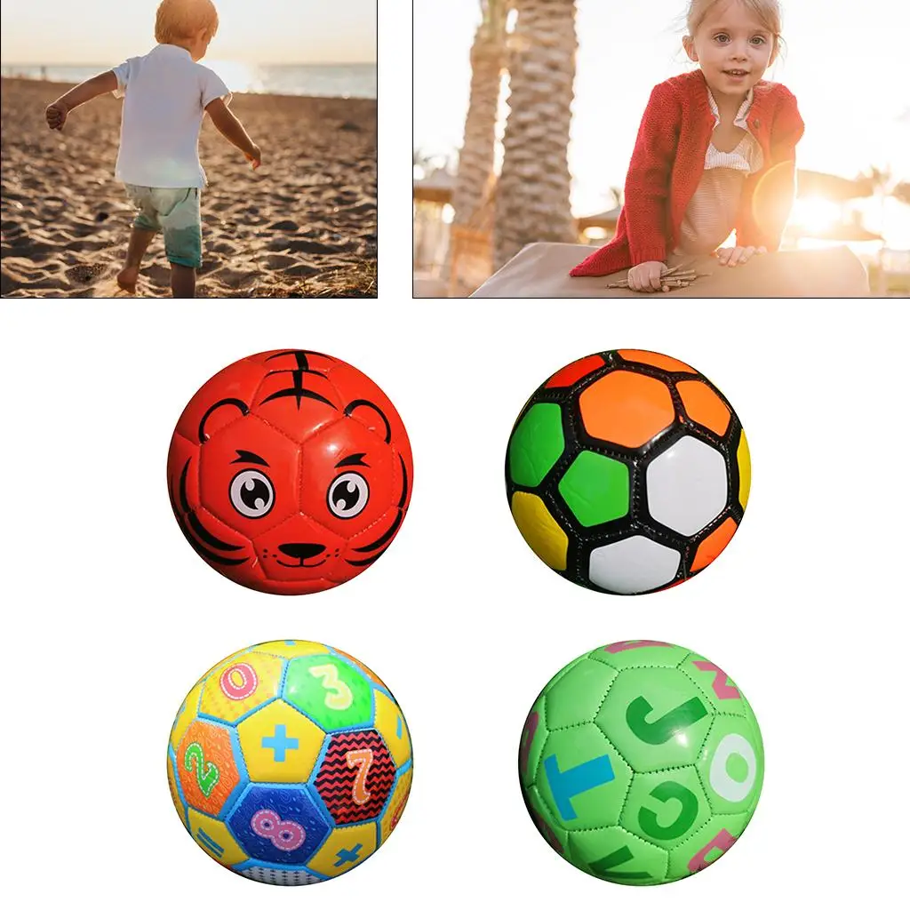 Kid Soccer Ball Mini Soft Football Soccer Toddlers Game Colorful Foam Ball Recreative 6' for Girls Boys Gifts