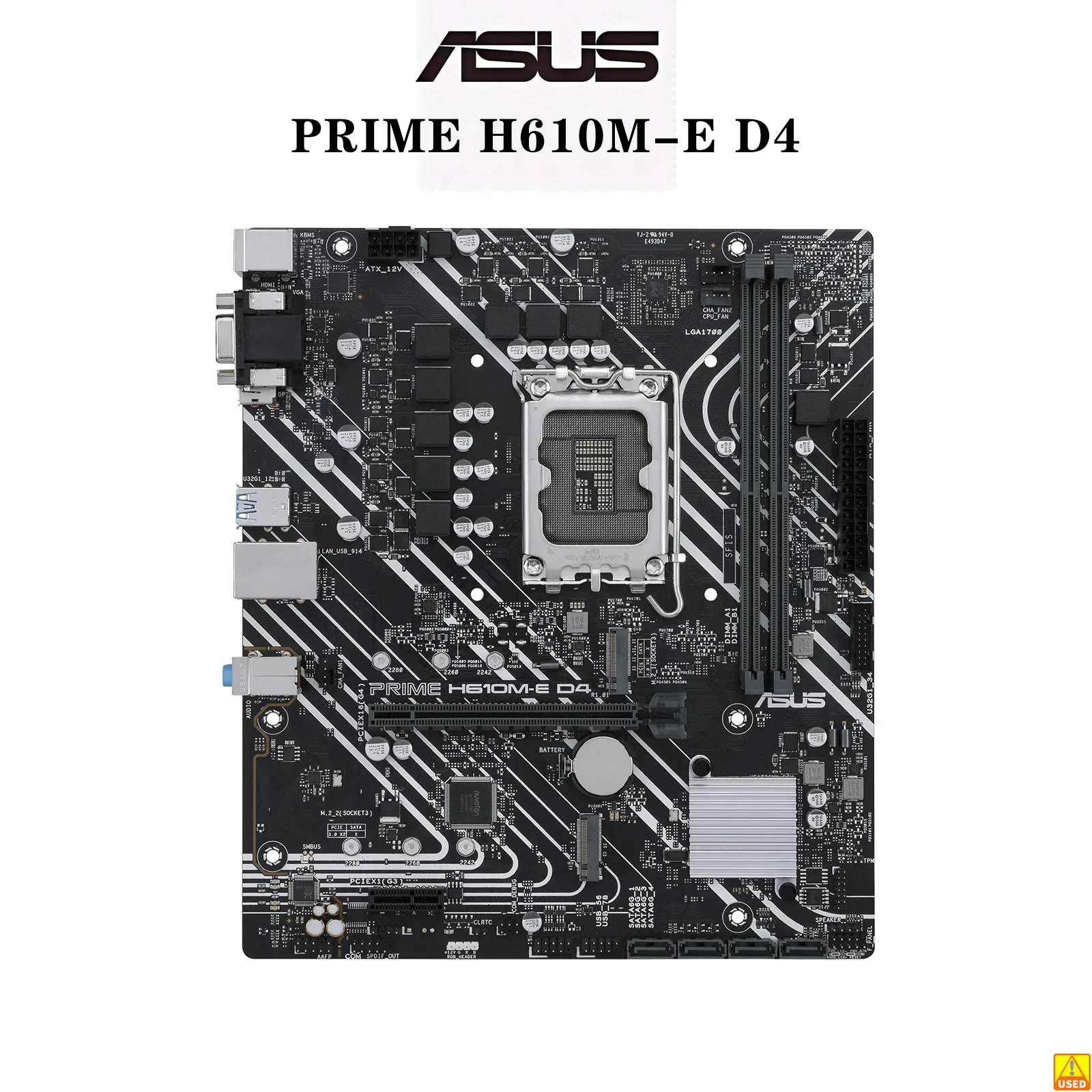 Placa base ASUS PRIME H610M-E D4 Socket LGA1700 14th 13th 12th CPU DDR4 3200 Chipset de memoria H610 placa base