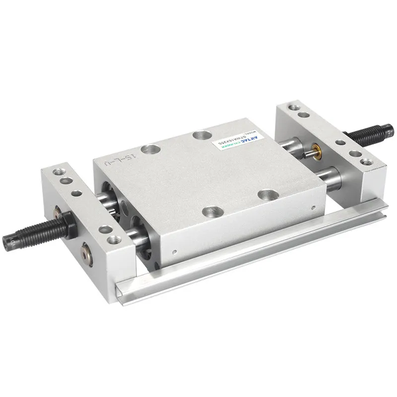 AirTAC STWA/B Slide Table Pneumatic Cylinder 10/16/20/25/32 Double Acting Double Piston Rod Air Actuator For Automated Equipment