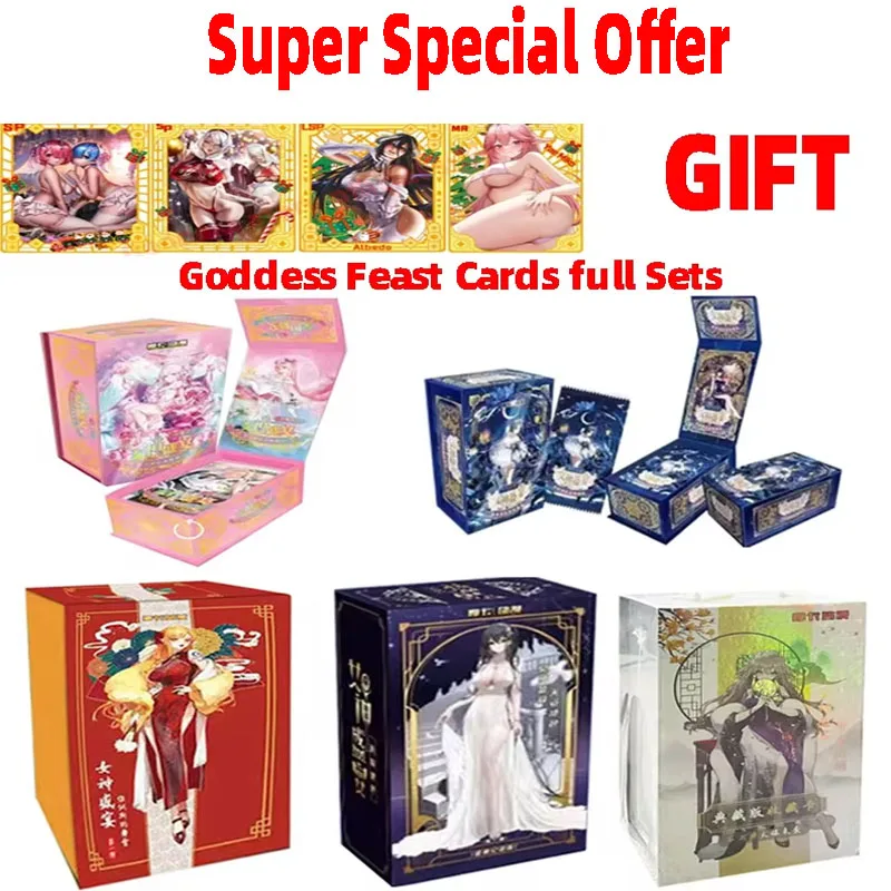 2023 Newest Goddess Story Collection Cards Goddess Feast 5 Cards Feast Booster Box Tcg Doujin Toys And Hobbies Gift