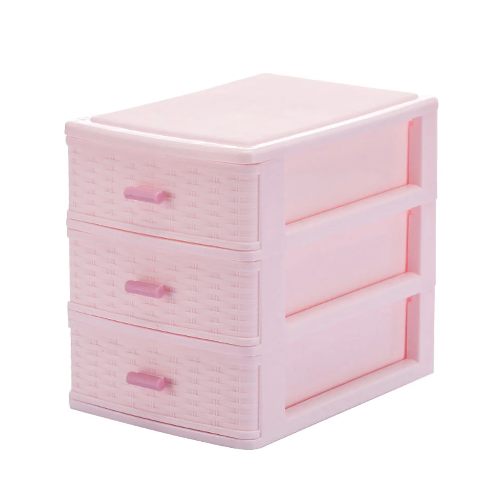 

Desktop Storage Box Table Case Organizer Bins Jewelry Makeup Plastic Drawer Type