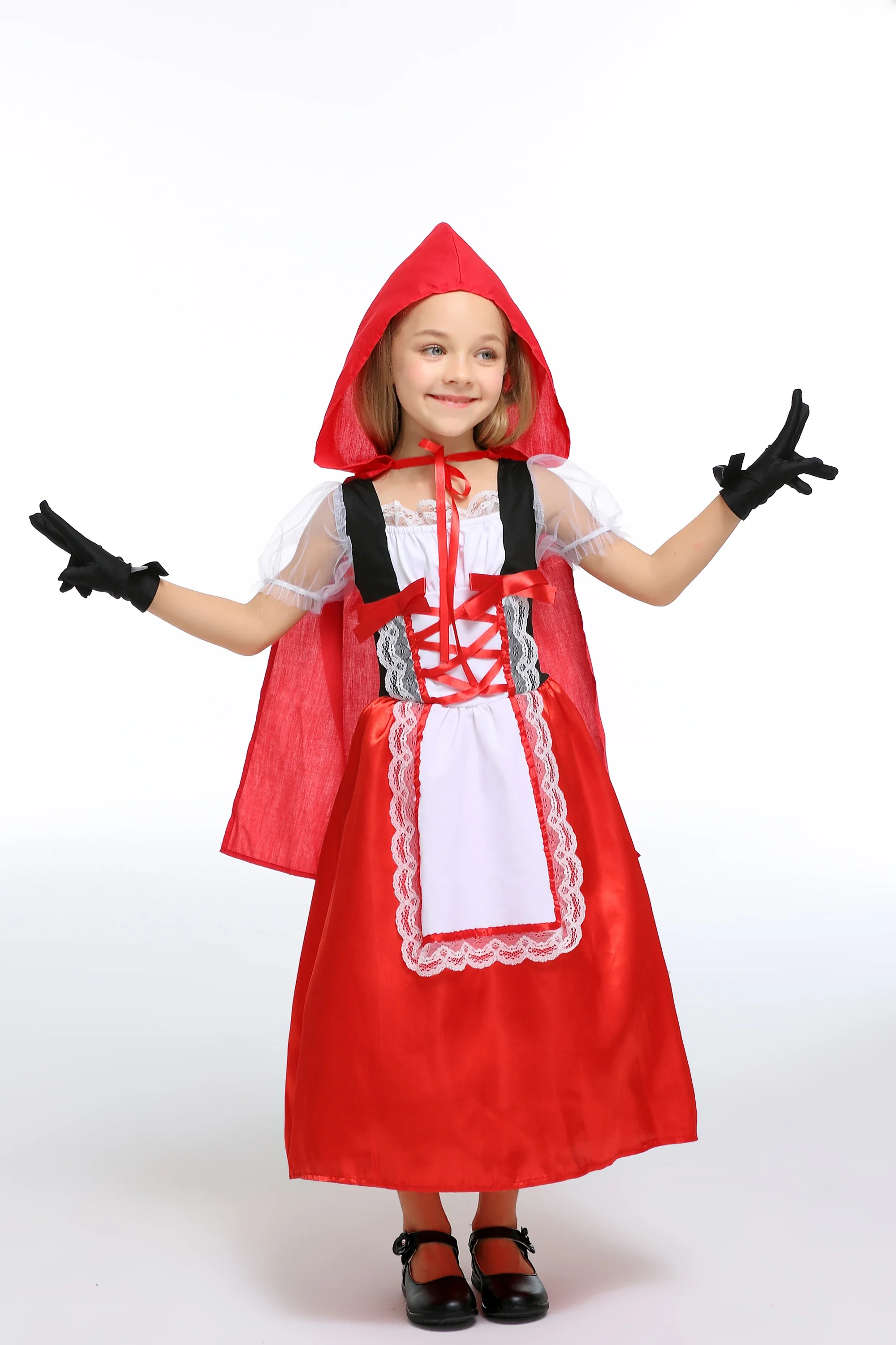 Children Cosplay Little Red Riding Hood Costumes