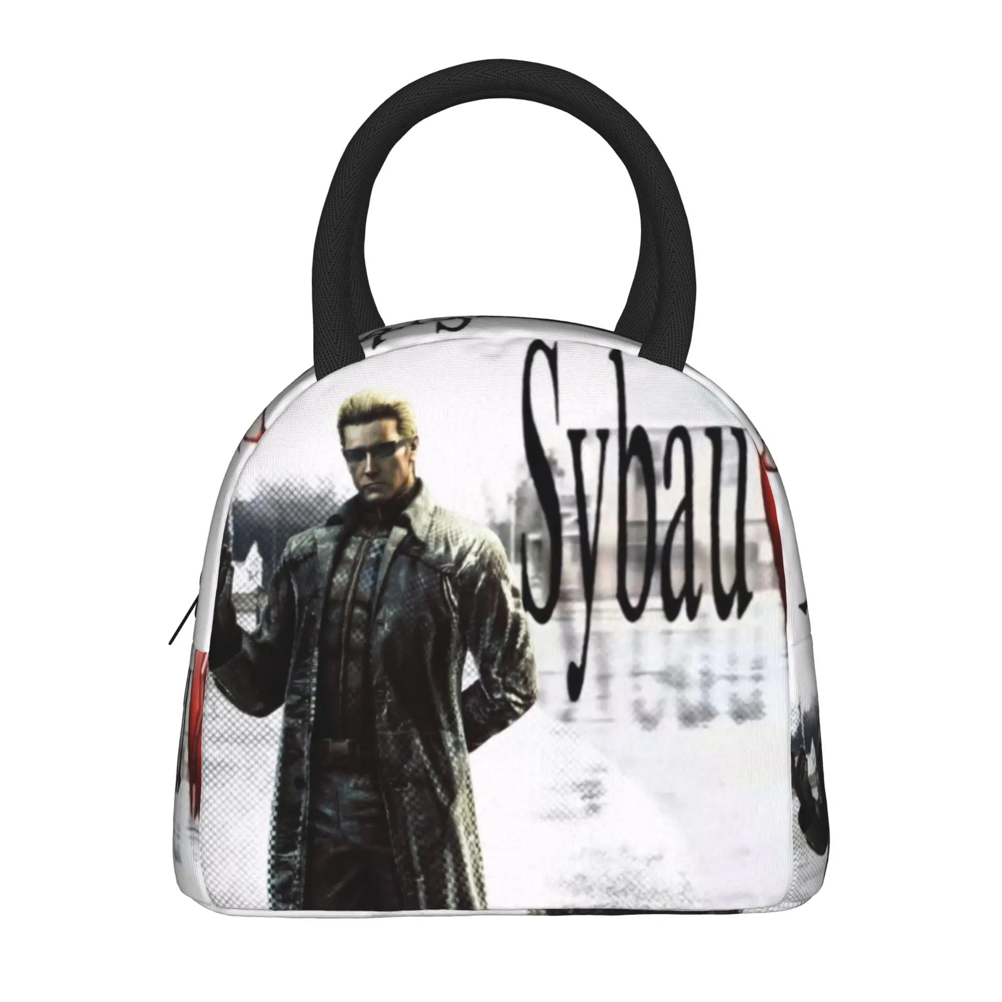 Albert Wesker Residented Evils Accessories Insulated Lunch Bag For Office  Food Storage Bag Portable Thermal Cooler Lunch Boxes