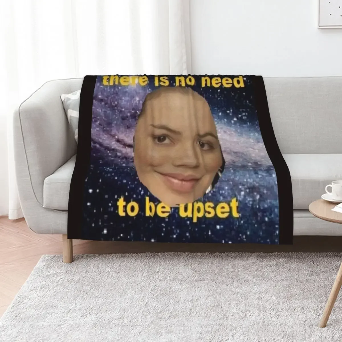 

theres no need to be upset Throw Blanket christmas decoration Sofa Throw for babies Bed covers Blankets