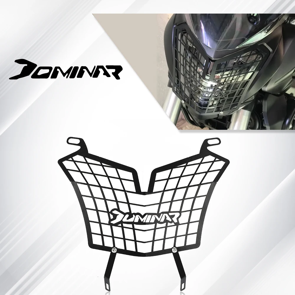 

2023 2024 2025 Motorcycle Accessories Headlight Guard Grille Protection Cover For BAJAJ DOMINAR250 DOMINAR400 Dominar 250 400