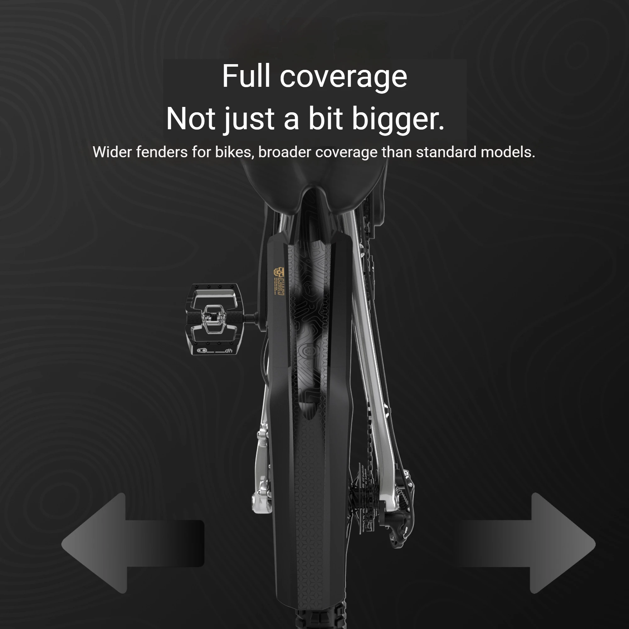 Wide‑Coverage Rear Mudguard Quick Snap Adjustable Extendable Mountain Bike Splash Guard Fat Tire MTB Rear Wheel Fender Accessory - view 6