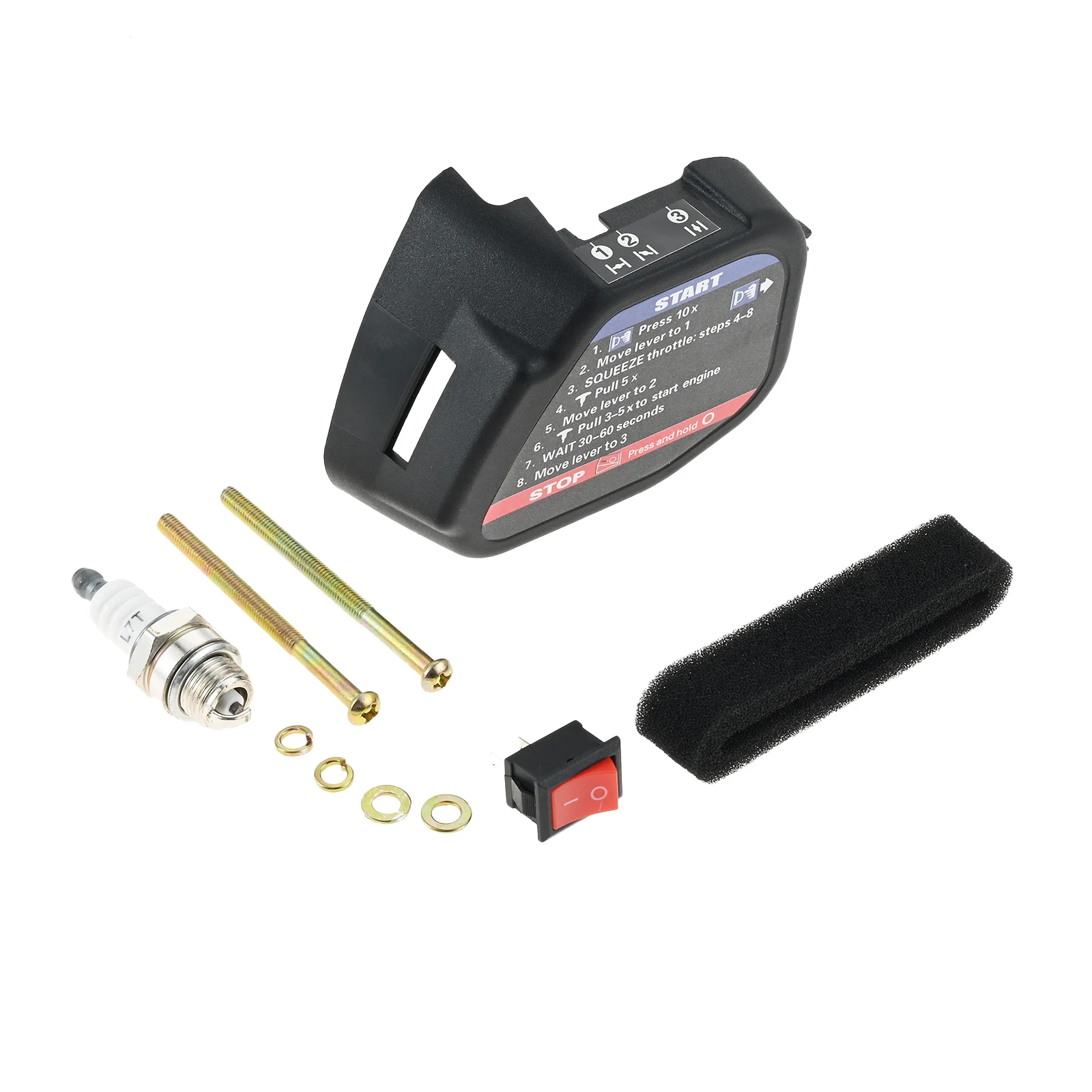 

1 set Air Cleaner Cover Assembly Cover 753-06415S park Plug 753-06193, Air Filter 753-06417 Fit for Troy-Bilt for Craftsman