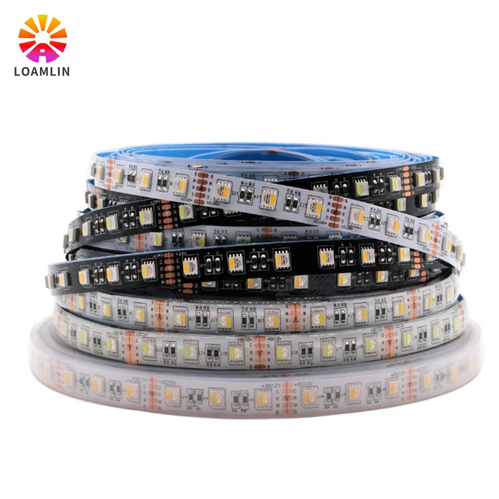 5050SMD 4 w 1 Chip LED taśma LED 60 leds/m RGBW RGBWW IP20 IP65 IP67 wodoodporna DC12V/24V 1-5M