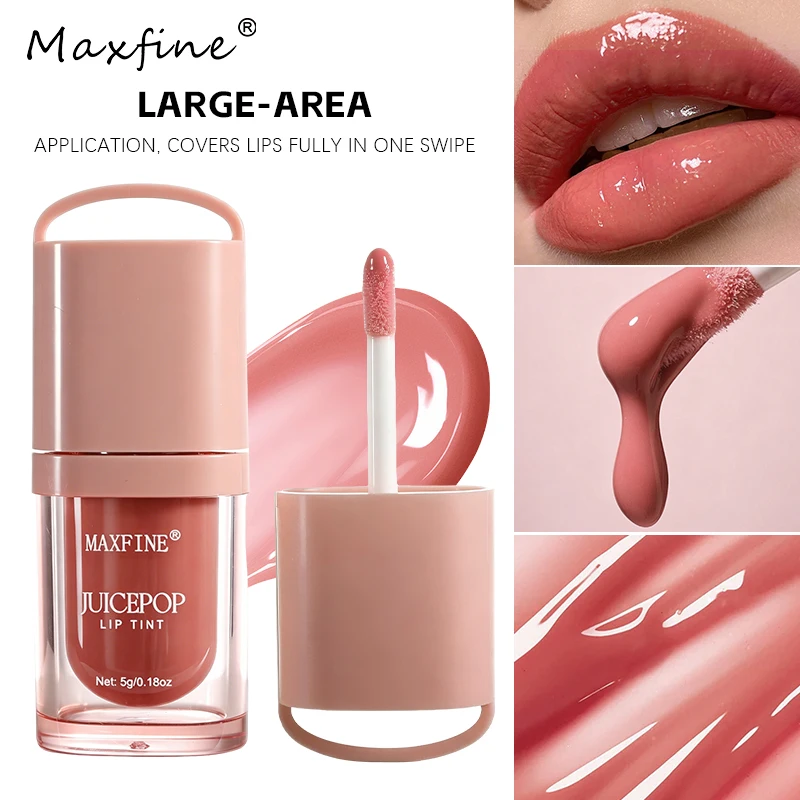 Juicepop Lip Tint Watery Glossy Lip Gloss Hydrating Plumping Glass Lips Long Lasting Non-sticky Juicy Shine Lip Makeup For Daily