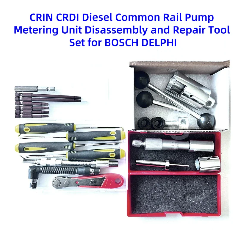 

CRIN CRDI Дизельный насос Common Rail Набор инструментов для разборки и ремонта дизельного насоса для BOSCH DELPHI