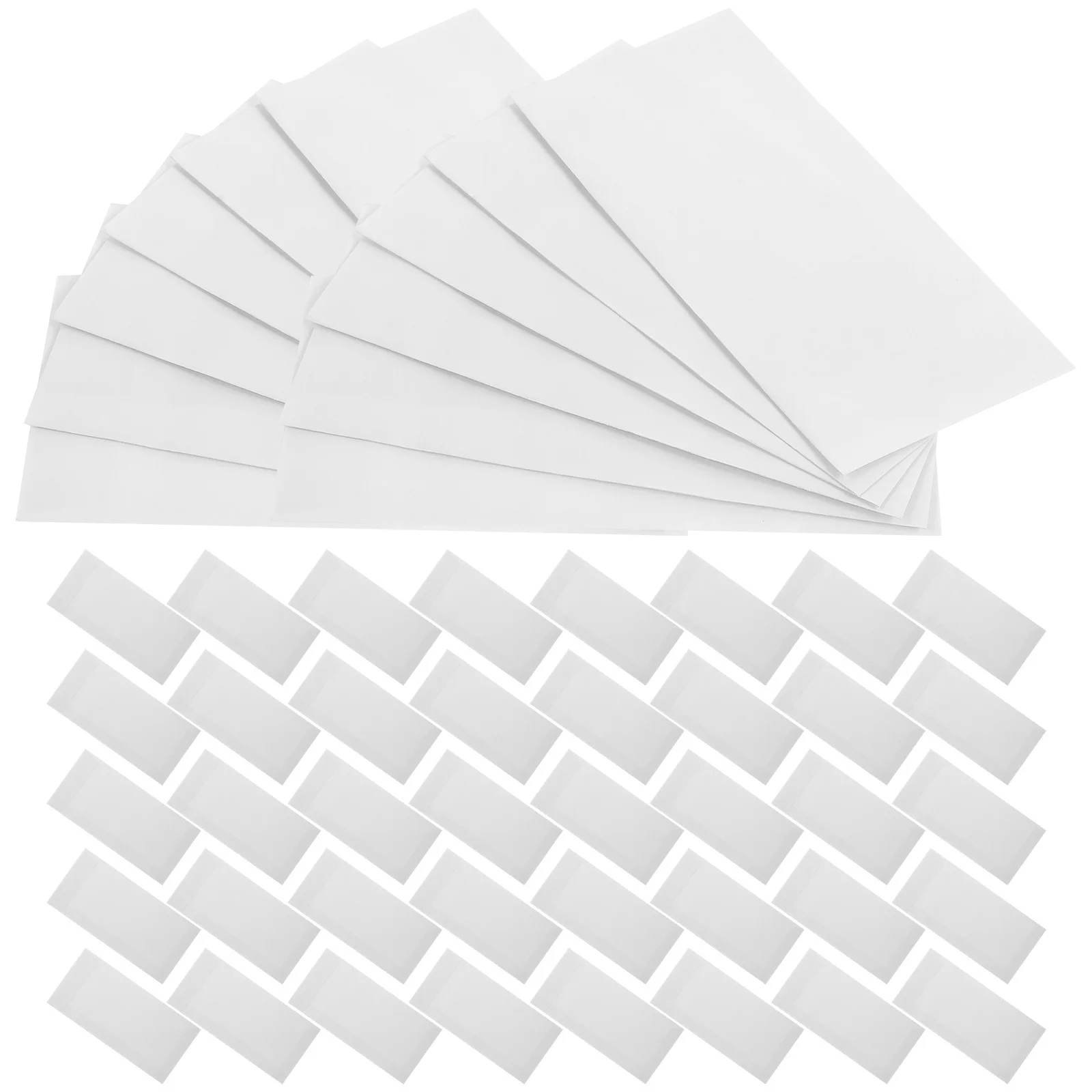 120pcs Envelope Ticket Bags Blank Self Seal Paper Money Envelopes For Cash Coin Storage Budgeting Office Greeting Card Mailing