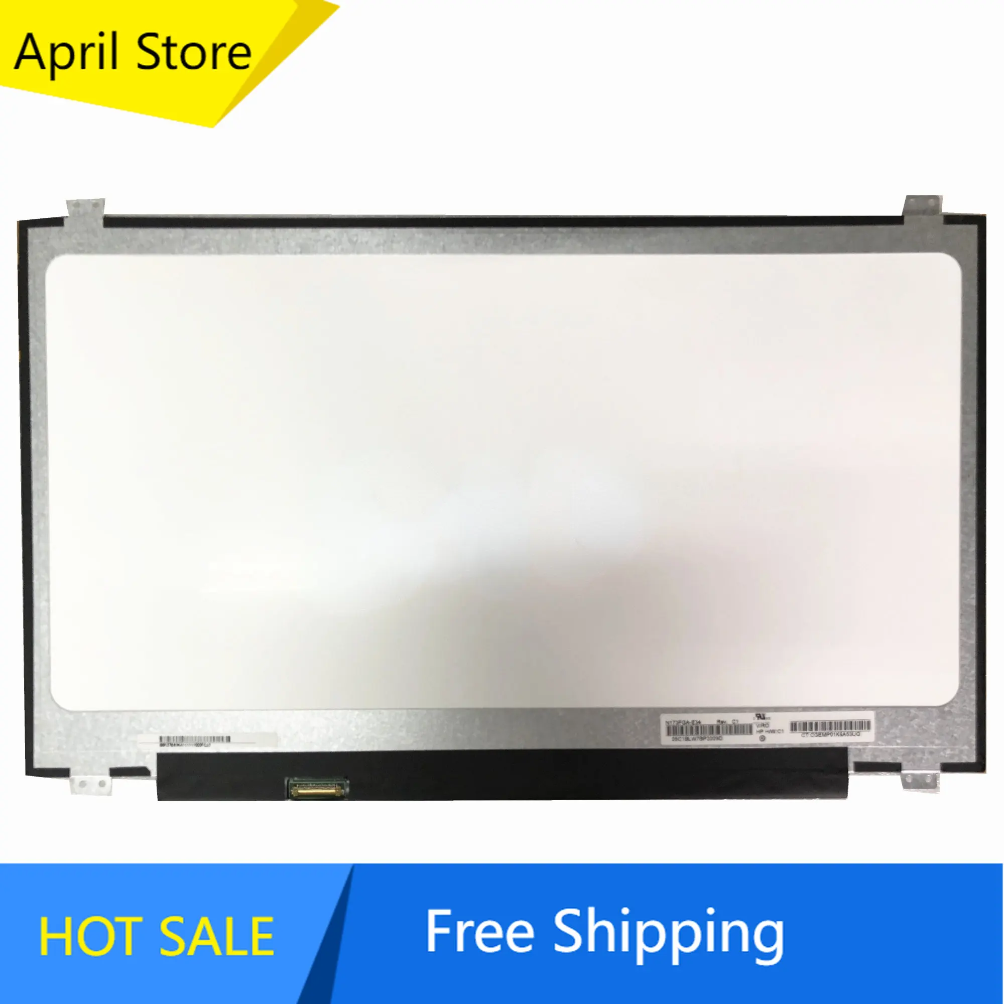 N173FGA-E34 fit N173FGA-E44 B173RTN02.0 B173RTN02.1 B173RTN02.2 NT173WDM-N21 N11 LCD Screen 1600*900 EDP 30 Pins