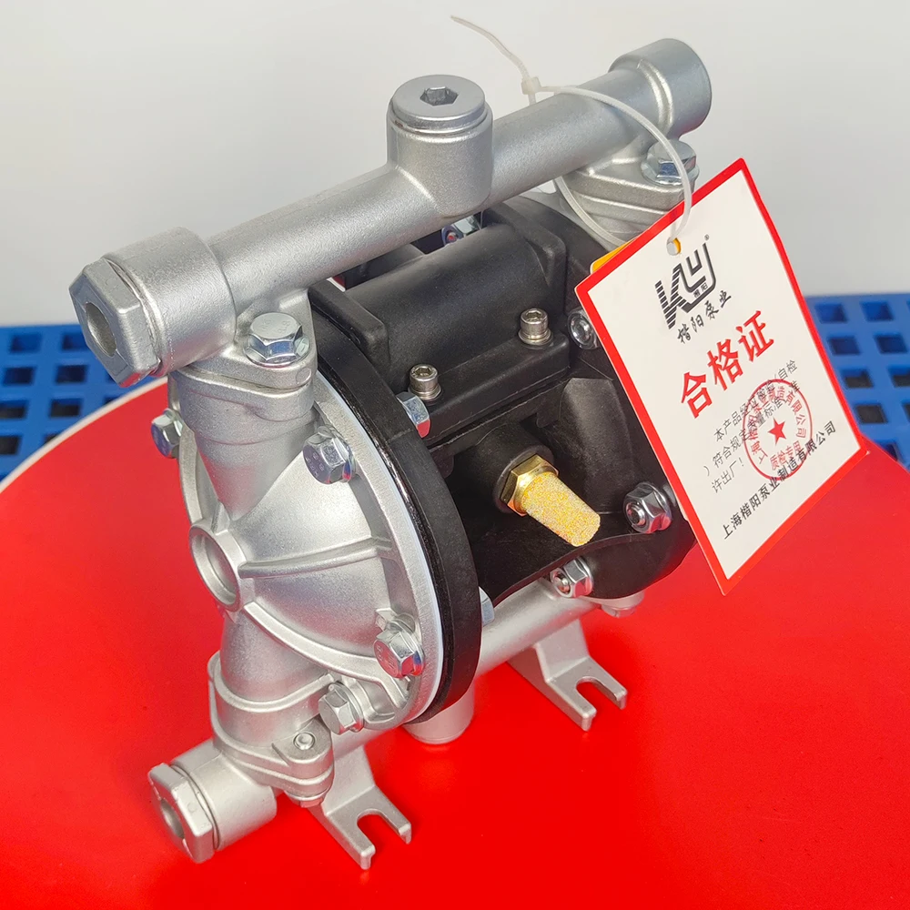 KY High Quality 1/2'' Aluminum Alloy Pneumatic Diaphragm Pump Portable Air Operated Waste Water Treatment Sweage High Suction