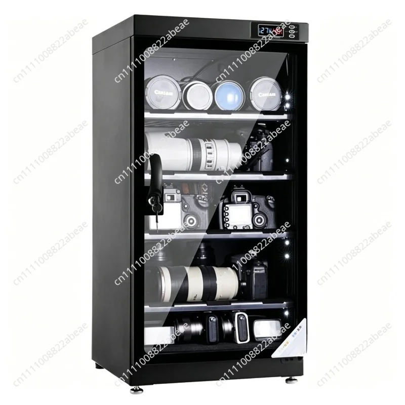 Electronic Dry Cabinet for Camera Gear - Moisture Proof Storage Box with Hygrometer for Lenses & Equipment