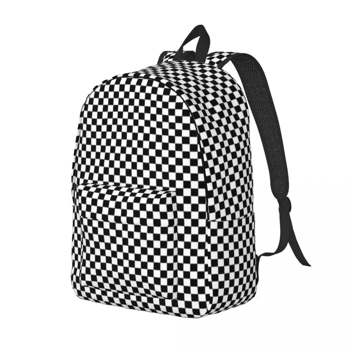 Checkerboard Geometric Checkered Cool Backpack Gift Student Business Daypack for Men Women Laptop Canvas Bags for Outdoor Travel