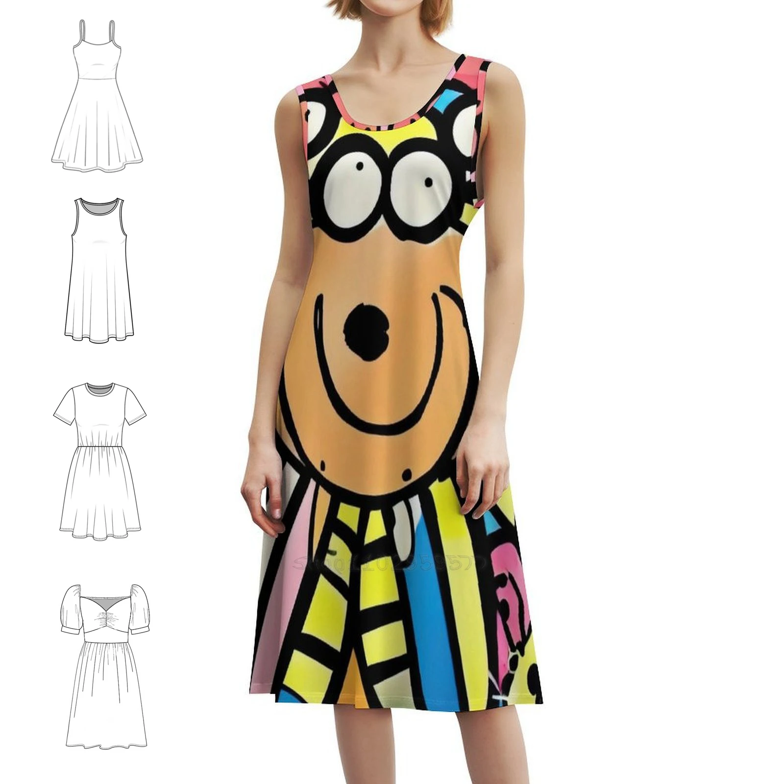 

Мини-платье Gary Bee в консервативном стиле для женщин, трапециевидное свободное повседневное дневное платье Busy Bee Insects Save The Bees Honey Party Dresses