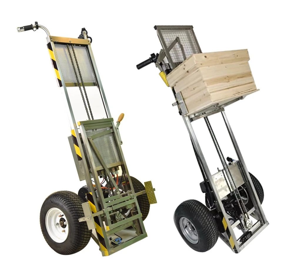 Beehive Transport Cart Heavy Duty Electric Hive Lifter Trolley with Wheels for Beekeeping Farm Apiary Equipment Outdoor Use