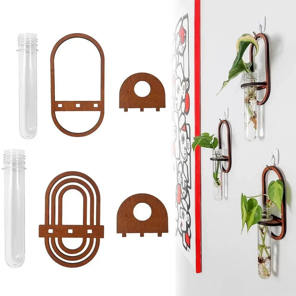 

Настенная ваза в форме конуса, прозрачный контейнер для хранения, ваза для размножения растений, держатель для гидропоники, растений