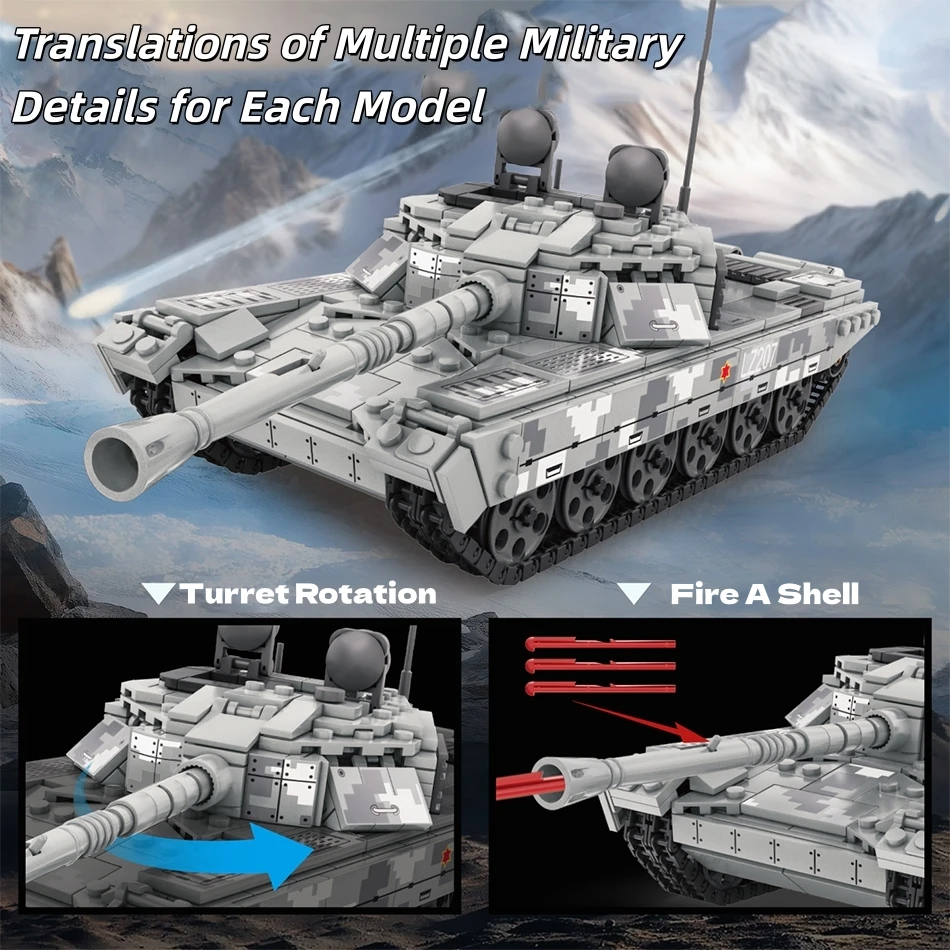 Militär Bausteine Set Bewaffneter Panzer Kämpfer Hubschrauber Raketen Fahrzeug Flugzeug Träger DIY Ziegel Spielzeug Für Kinder Geschenke