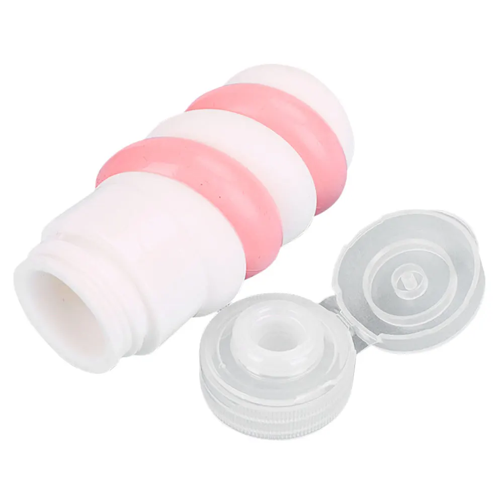 

50ML Dual Color Lollipop Silicone Dispensing Travel Toiletry Shampoo Containers Reusable Portable LeakProof Bottles