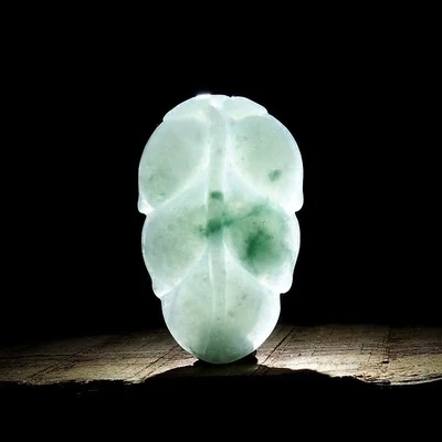 

Fine Jewelry Natural Goods Jadeite Top Quality Necklace Manual Sculpture Pendant Exquisite Accessorie