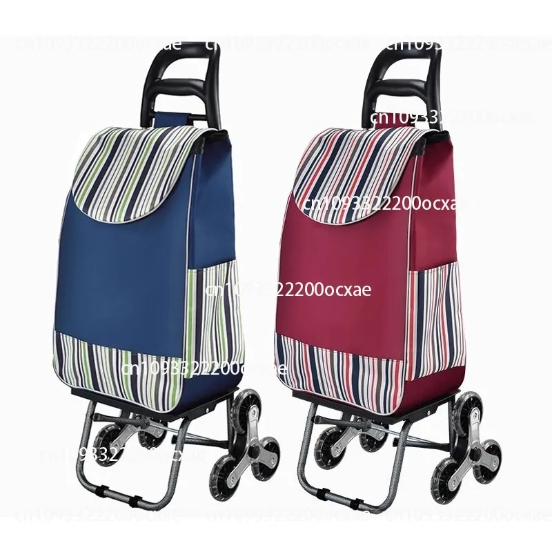 

Portable shopping cart, stair climbing folding trolley, household trolley