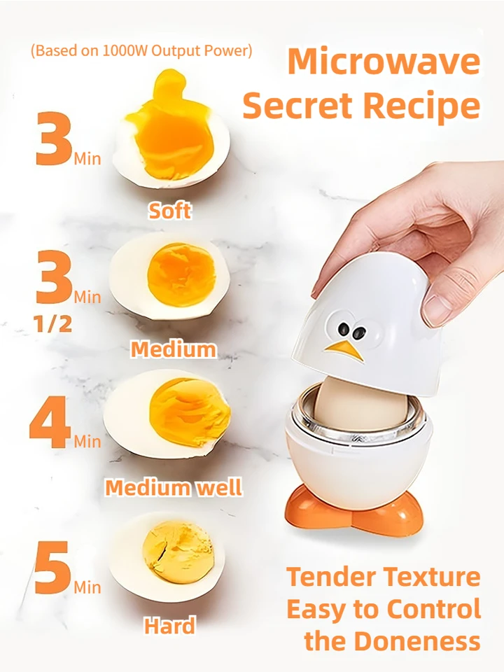 joie 電子レンジ卵ボイラー eggy 電子レンジ卵密猟者調理器蒸し器