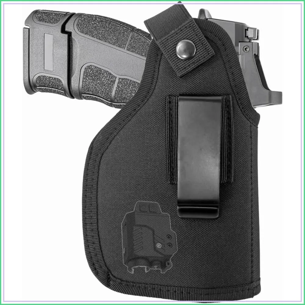 

Concealed Carry Holster for Handgun with Optic Light Laser, Universal IWB OWB Ambidextrous