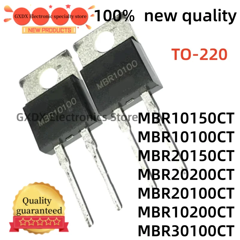 10-20Uds 100% new MBR20150CT MBR20200CT MBR30100CT MBR10100CT MBR10200CT MBR10150CT MBR20100CT TO-220 In Stock