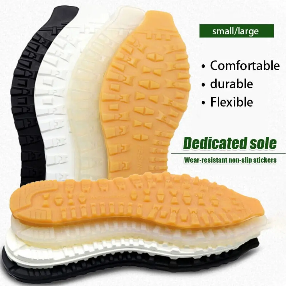 New Cow Tendon Rubber DIY Replacement Sole Anti-Slip Anti-wear Sport Shoe Repair Thick Grip Rubber Pads Shoe image 2