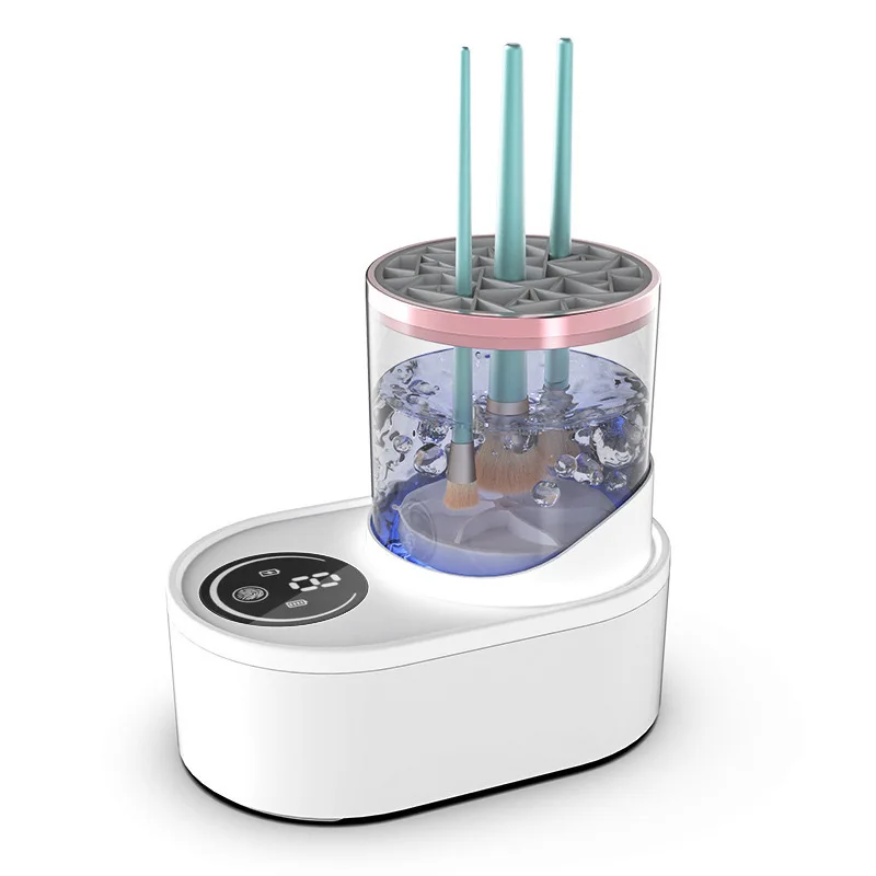 Makeup Brush Cleaner Rechargeable Lazy Electric Cleaning Brush Automatic Washing Quick-Drying Tool