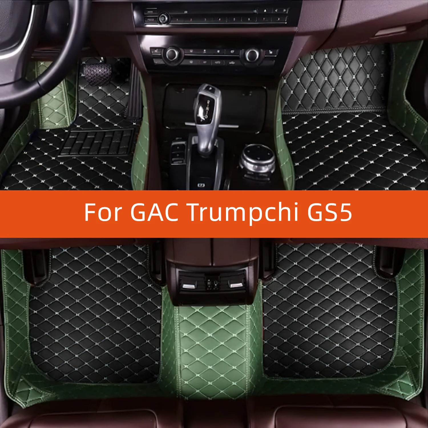 

Custom Leather Car Floor Mat For GAC Trumpchi GS5 2018 2017 2016 2015 2014 2013 2012 Car Mat Interior Accessories