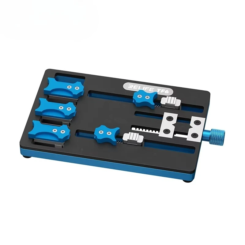 RELIFE TF6 Multifunctional Repair Fixture Phone Mainboard Maintenance CPU Nand  Fixture Glue Removal Welding Repair Clamp