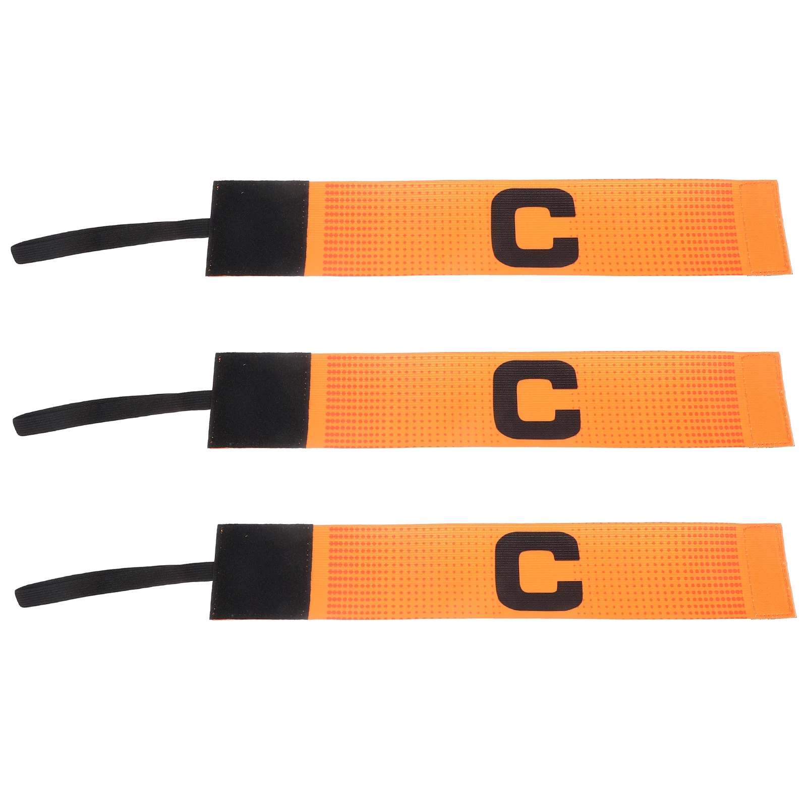 

3pcs Football Captain Armband Soccer Team Captain Band Reusable Sports Armband Adjustable Arm Band For Soccer Match Bright Color