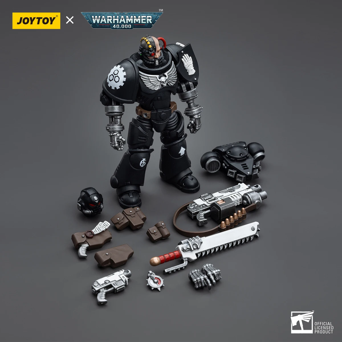 YTOY-Figurine articulée Warhammer, 40K, Iron Hands InterQuartor, Brother Ignar, Anime Military Collecemballages Model, Chain, 1/18, [EN STOCK]