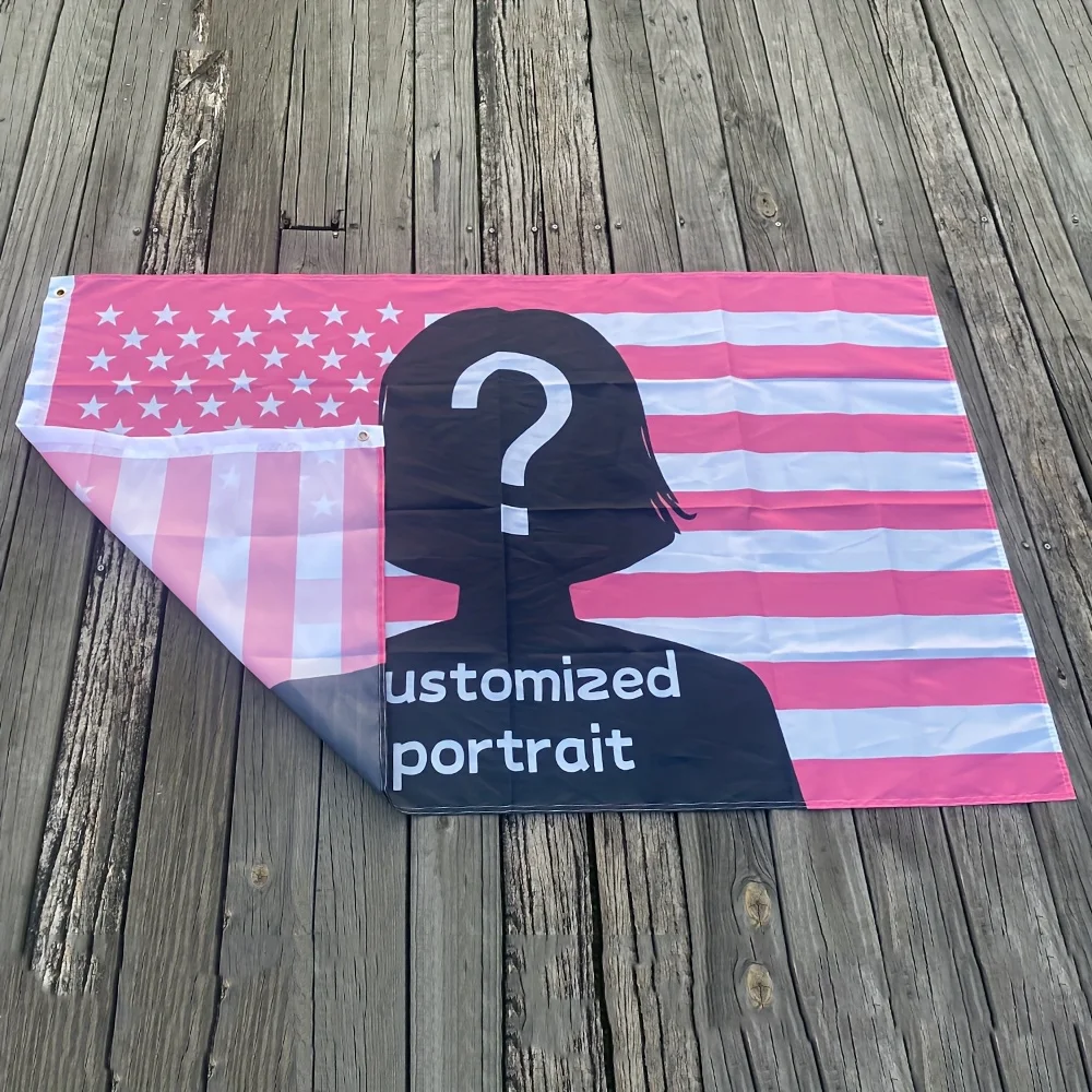 1pc customizable American flag decoration - suitable for indoor/outdoor decoration, suitable for gardens, yards or walls