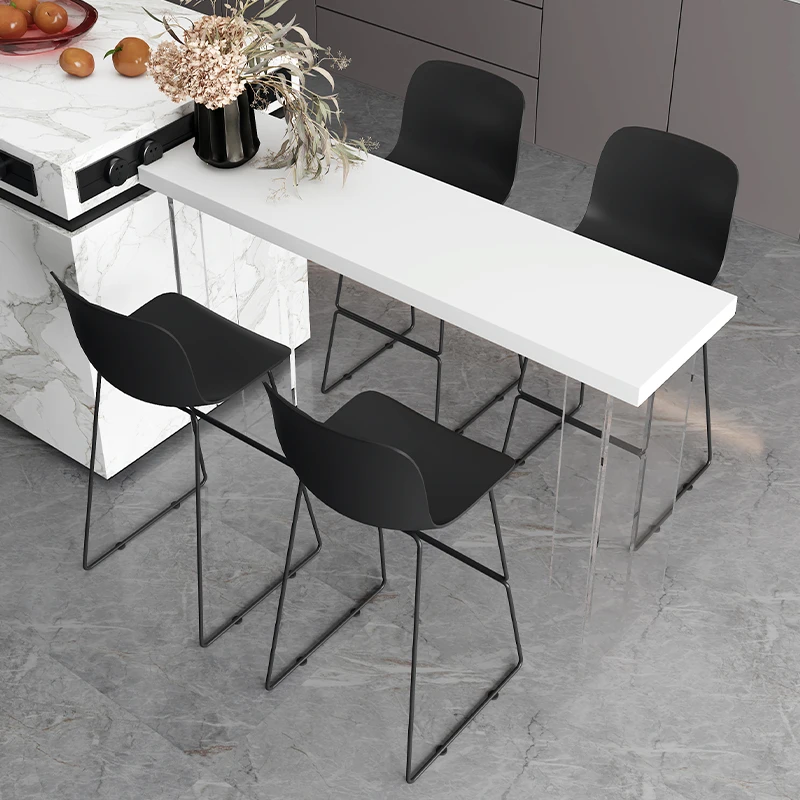 

Nordic Counter Bar Table Cocktails Bistro Wine Industrial Bar Table Reception Desk Commercial Night Club Furniture Mesas FYBT