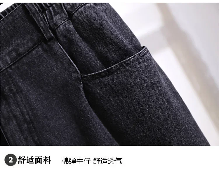 ジーンズ ストレート アンクル丈 デニム レディース ハイウエスト ヴィンテージ ウォッシュド デニム ジーンズ ポケット 無地 ルーズフィット カジュアル トラウザーズ 2025