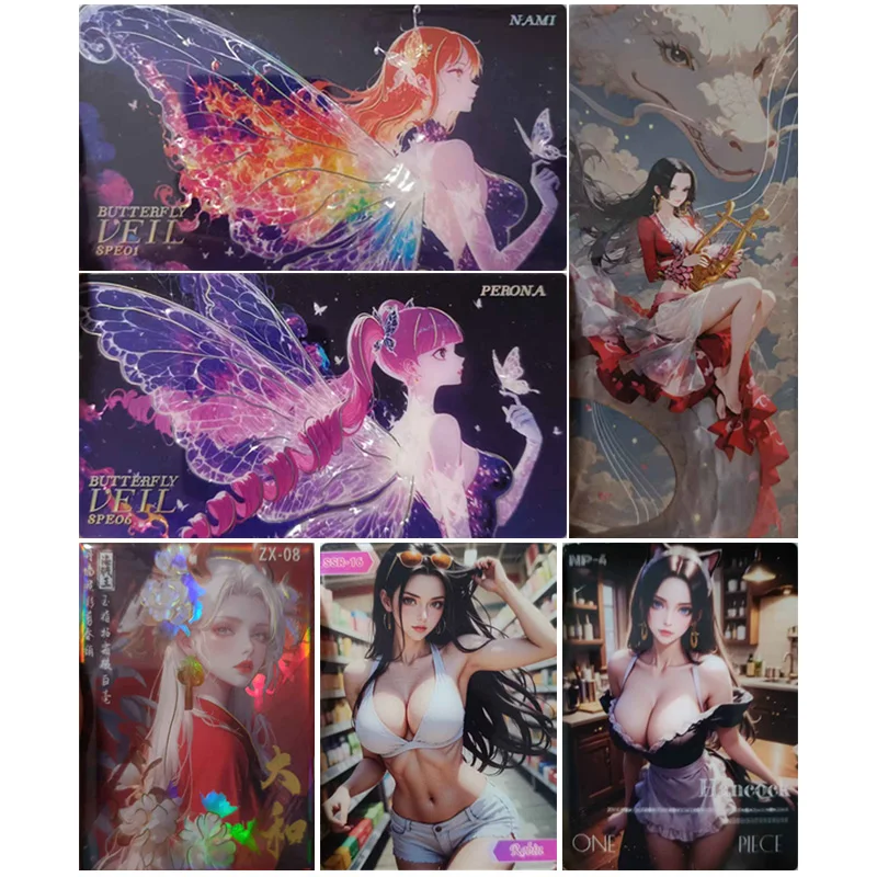 

Аниме One Piece Perona Nico Robin Boa Hancock Yamato Nami Nefertari D Vivi Коллекционные карты Подарки на день рождения Детские игрушки