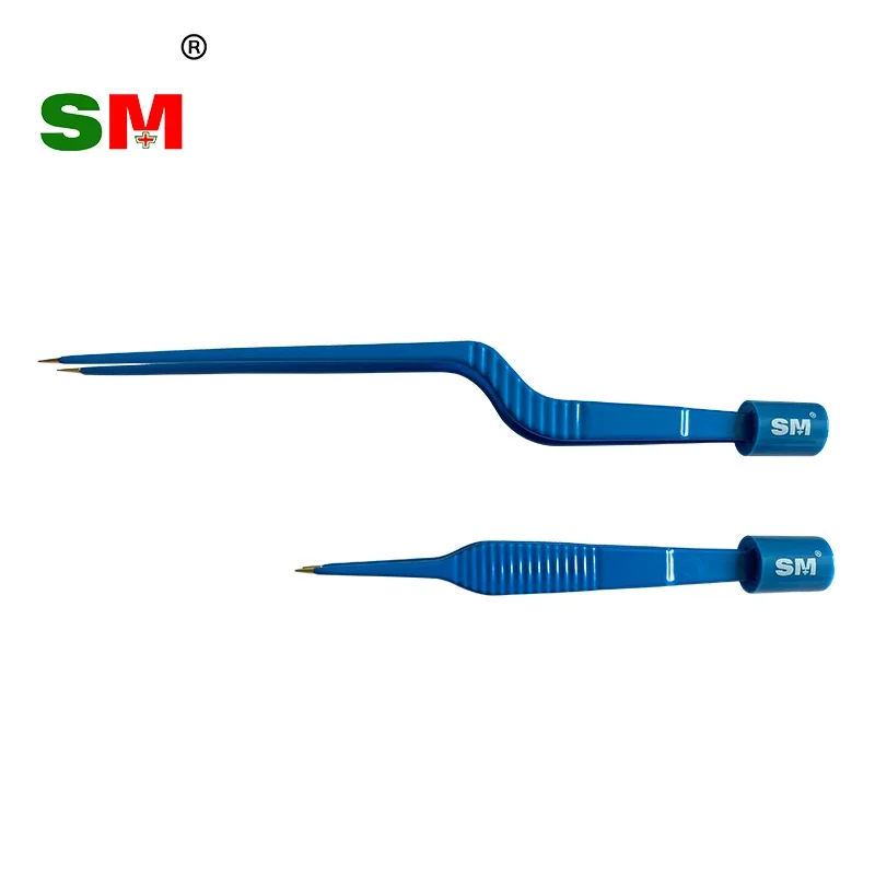 Bipolar Forceps for Neurosurgical coagulating of Blod Vessel(Straight - Angle Hooked)